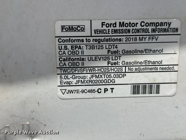 image for item MX9085 2018 Ford F150 Crew Cab pickup truck