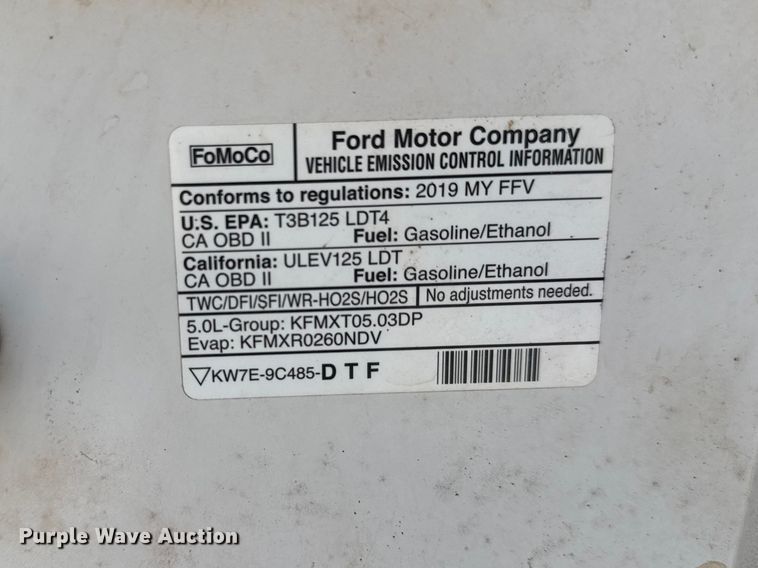 image for item MX9087 2019 Ford F150 Crew Cab pickup truck