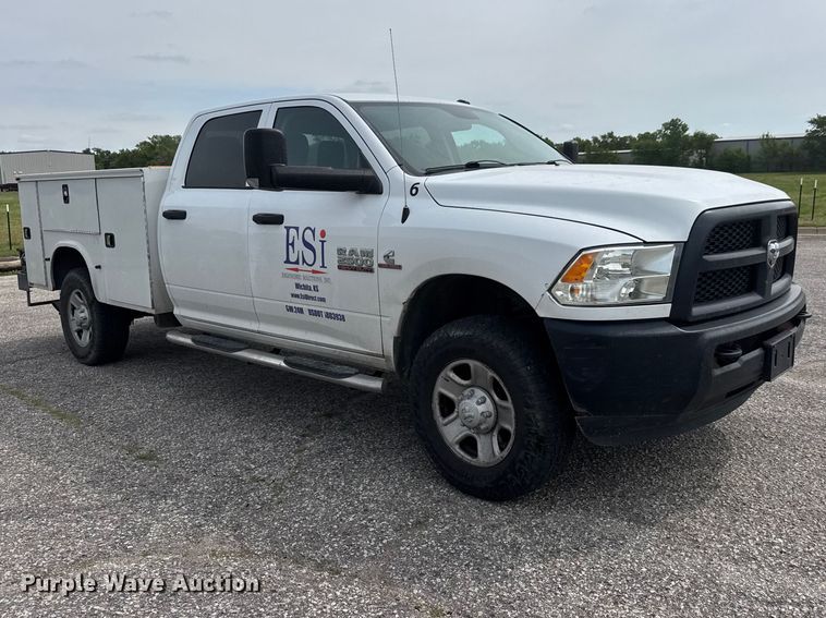 image for item MX9163 2015 RAM 2500 Crew Cab utility bed pickup truck