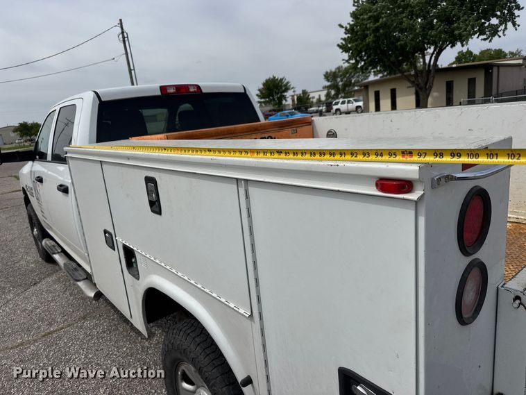 image for item MX9163 2015 RAM 2500 Crew Cab utility bed pickup truck