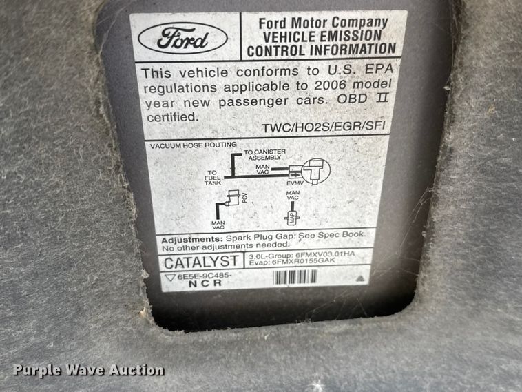 image for item MX9176 2006 Ford Fusion 