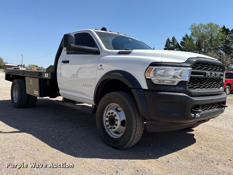 image for item NK9121 2019 RAM 5500 flatbed truck