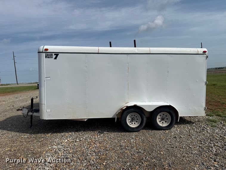 image for item NK9202 1998 S&H Cargo BH enclosed cargo trailer