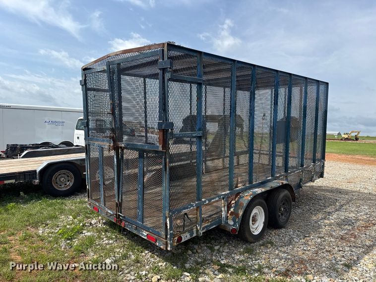 image for item NK9207 Shop built refuse trailer