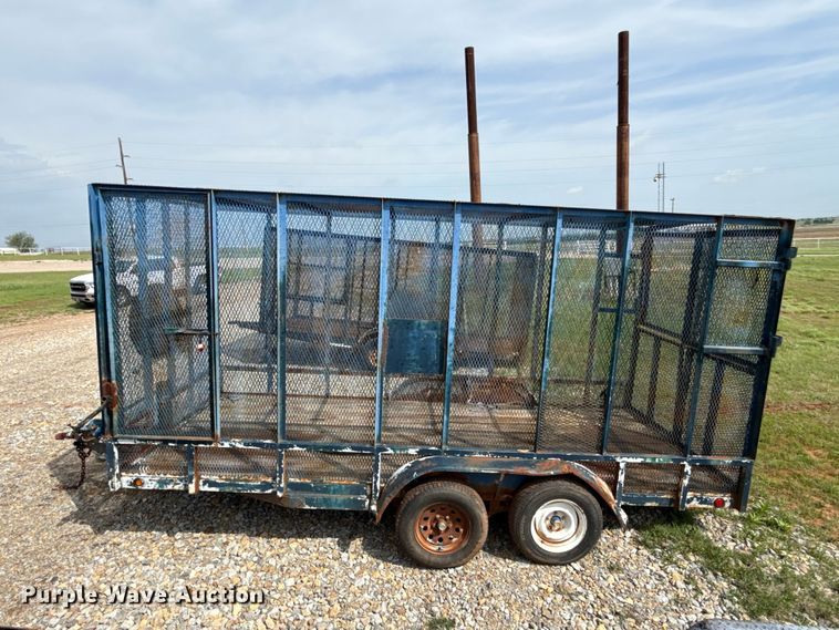 image for item NK9207 Shop built refuse trailer