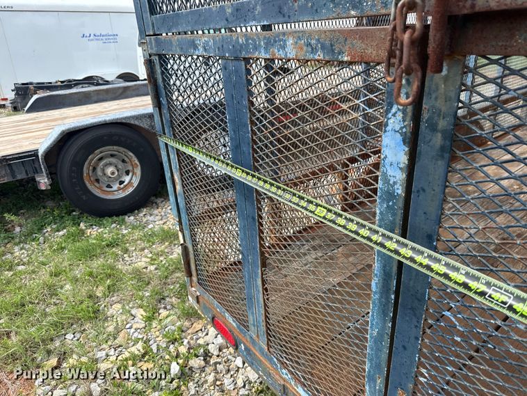 image for item NK9207 Shop built refuse trailer