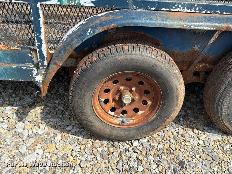 image for item NK9207 Shop built refuse trailer