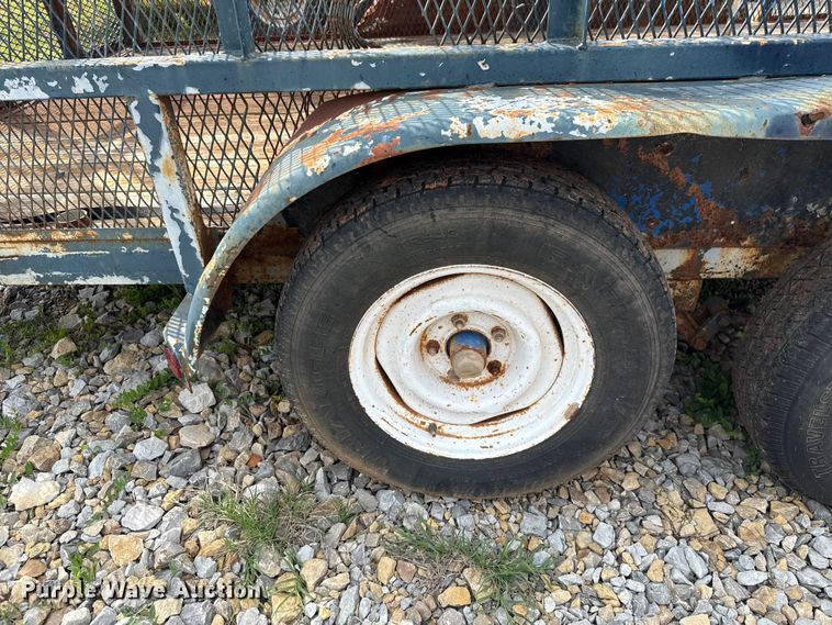 image for item NK9207 Shop built refuse trailer