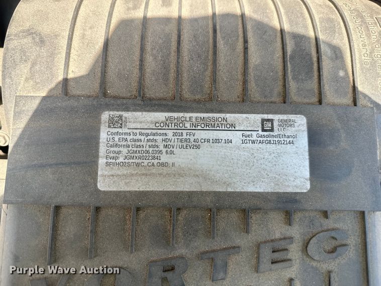 image for item YA2115 2018 GMC Savana G2500 van