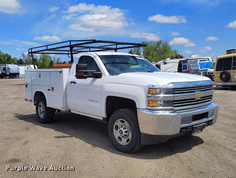 image for item YA3008 2016 Chevrolet Silverado 2500HD utility bed pickup truck