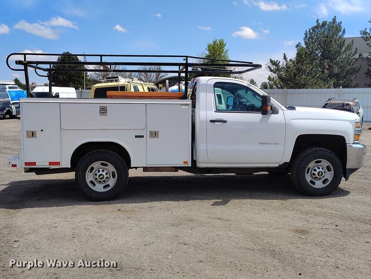 image for item YA3008 2016 Chevrolet Silverado 2500HD utility bed pickup truck