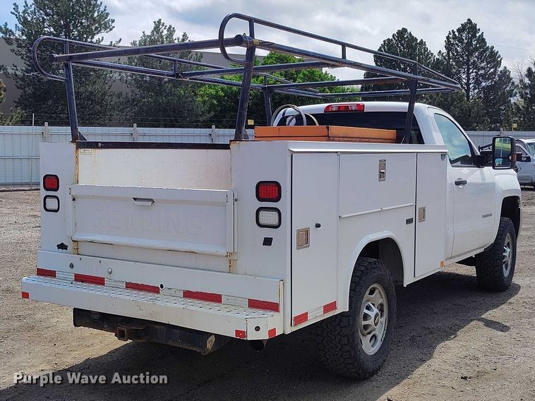 image for item YA3008 2016 Chevrolet Silverado 2500HD utility bed pickup truck