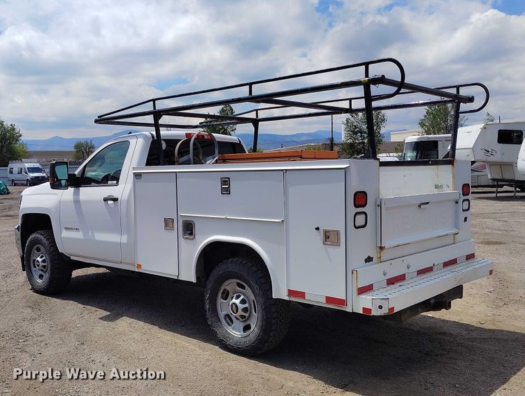 image for item YA3008 2016 Chevrolet Silverado 2500HD utility bed pickup truck