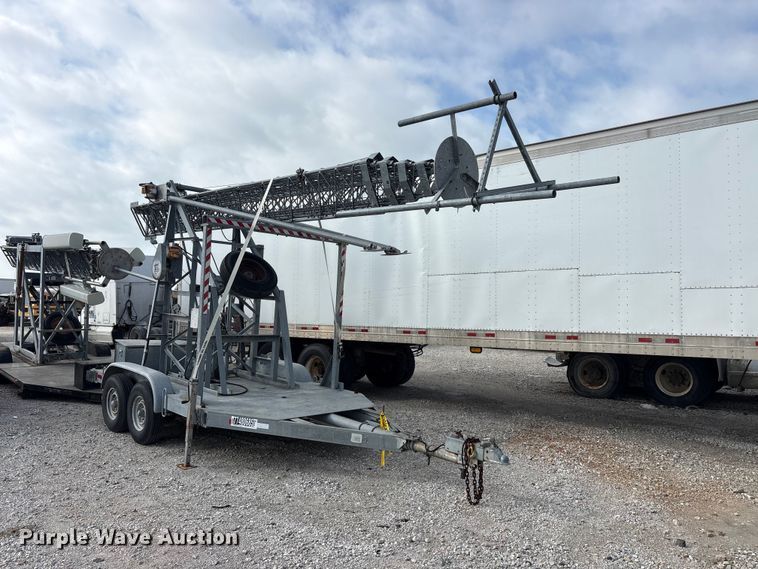 image for item YA3070 1997 Tri-Ex CT-85 antenna tower trailer