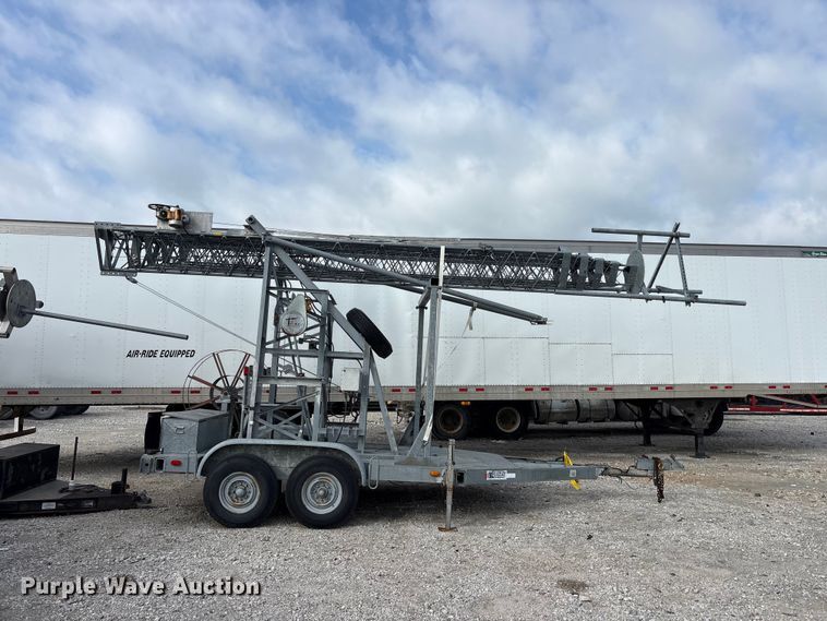 image for item YA3070 1997 Tri-Ex CT-85 antenna tower trailer