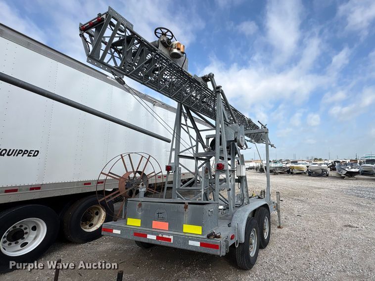 image for item YA3070 1997 Tri-Ex CT-85 antenna tower trailer