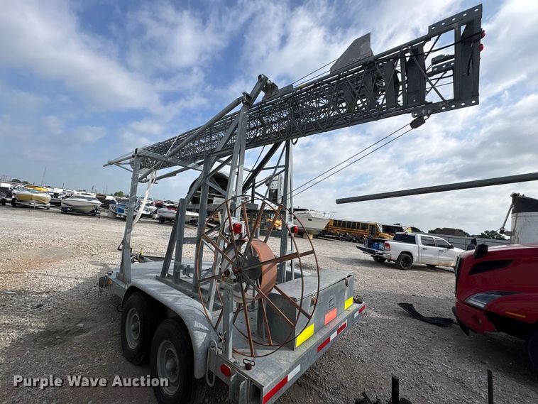image for item YA3070 1997 Tri-Ex CT-85 antenna tower trailer