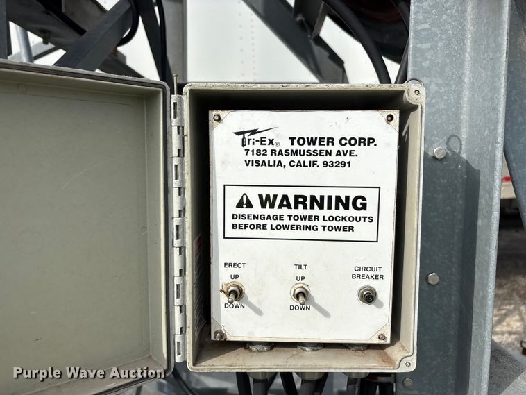 image for item YA3070 1997 Tri-Ex CT-85 antenna tower trailer