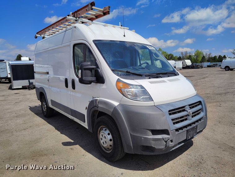 image for item YA3207 2018 RAM Promaster 2500 van