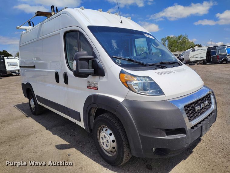 image for item YA3209 2019 RAM Promaster 2500 van