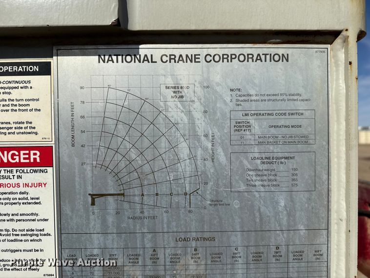 image for item DH1930 2011 Peterbilt 365 crane truck