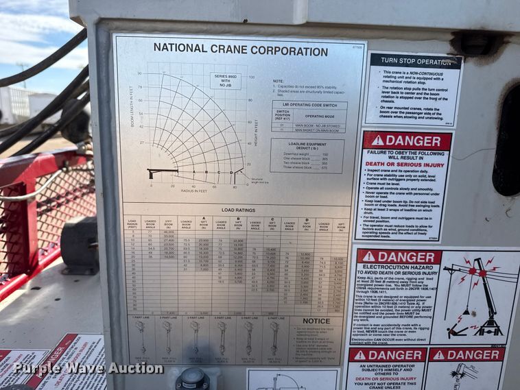 image for item DH1931 2015 Peterbilt 365 crane truck