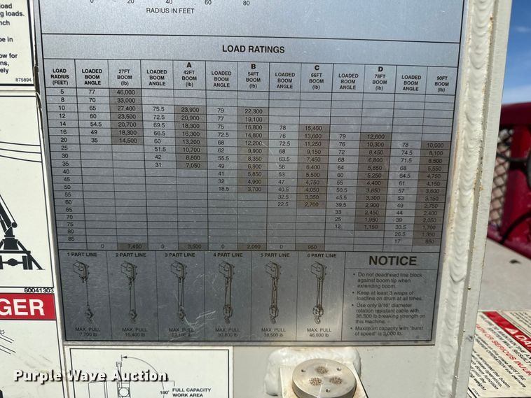 image for item DH1932 2013 Peterbilt 365 crane truck