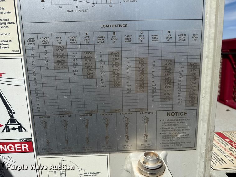 image for item DH1933 2013 Peterbilt 365 crane truck