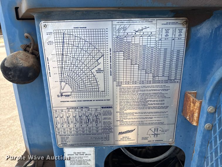 image for item DH1936 2015 Peterbilt 365 crane truck