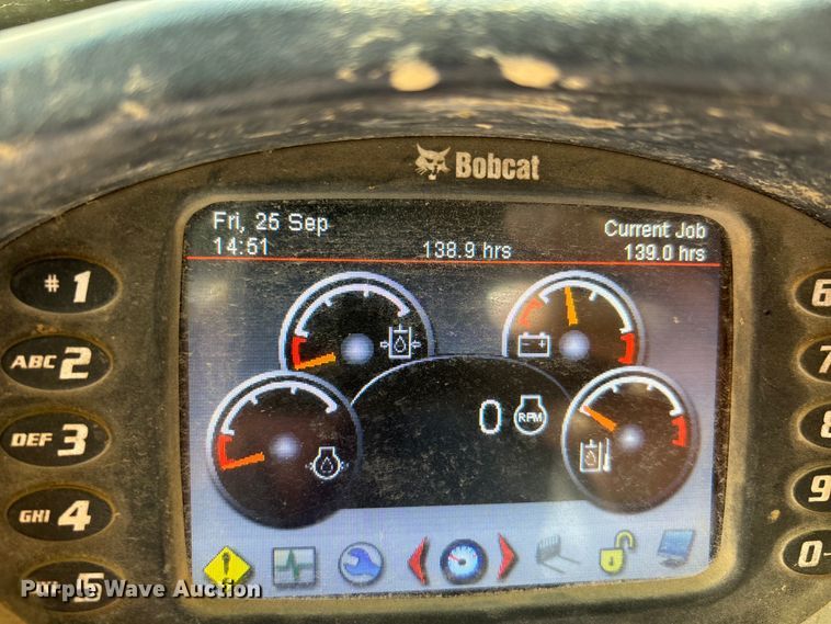 image for item DT0141 2017 Bobcat T595 tracked skid steer loader