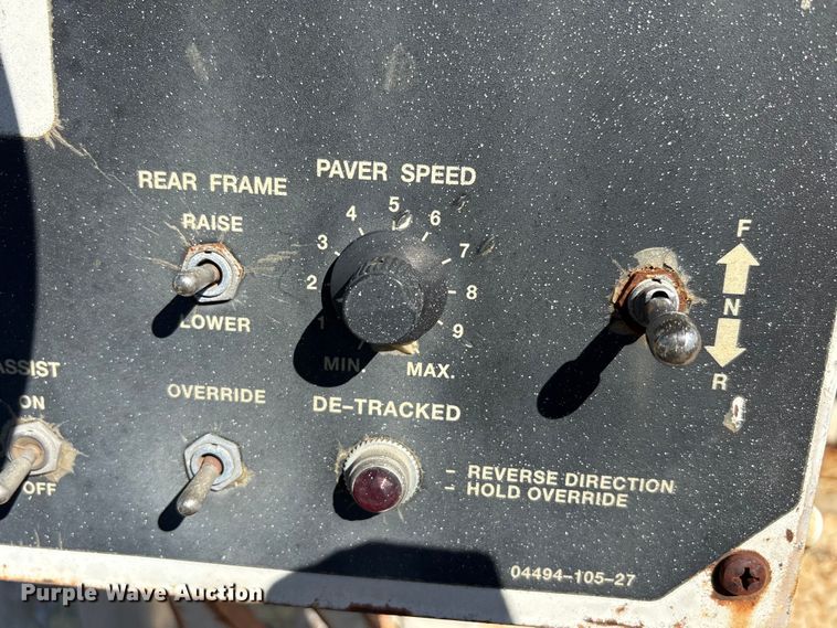 image for item DT0144 Terex CR362L paver