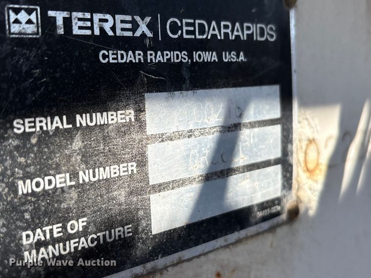 image for item DT0144 Terex CR362L paver