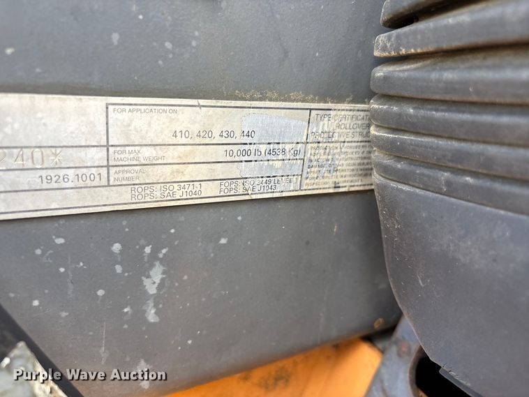 image for item DT0146 2005 Case 420 skid steer loader