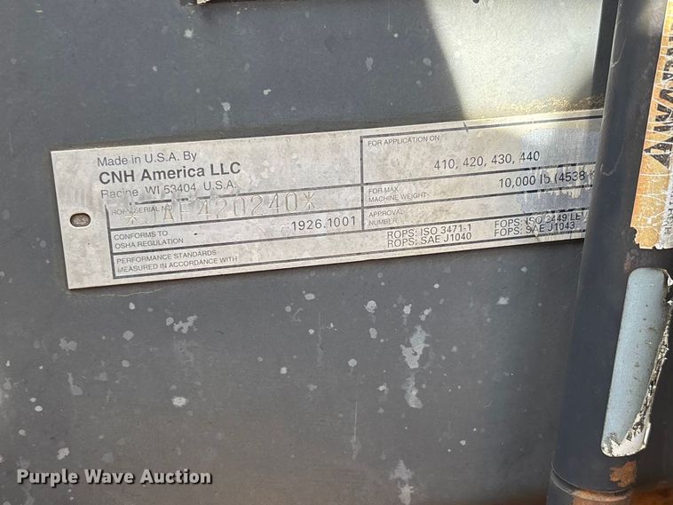 image for item DT0146 2005 Case 420 skid steer loader