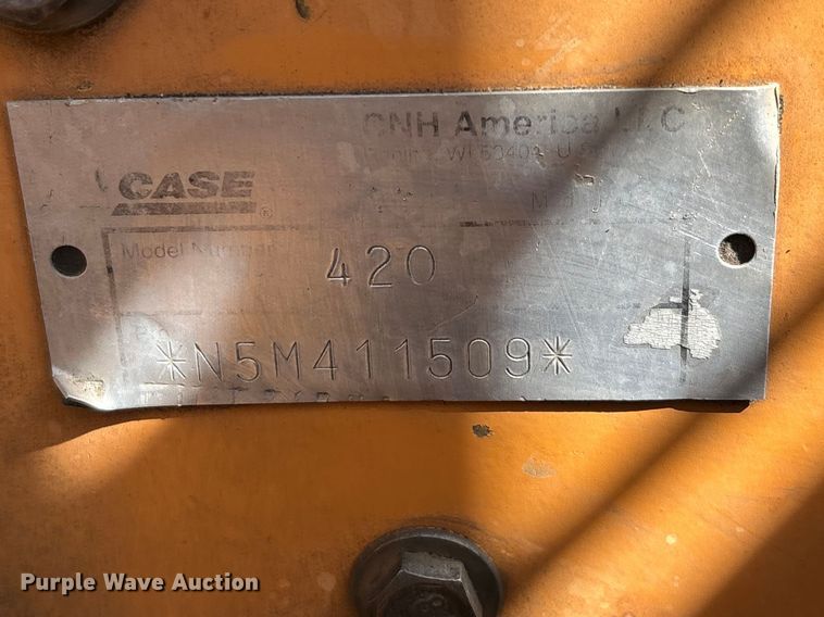 image for item DT0146 2005 Case 420 skid steer loader