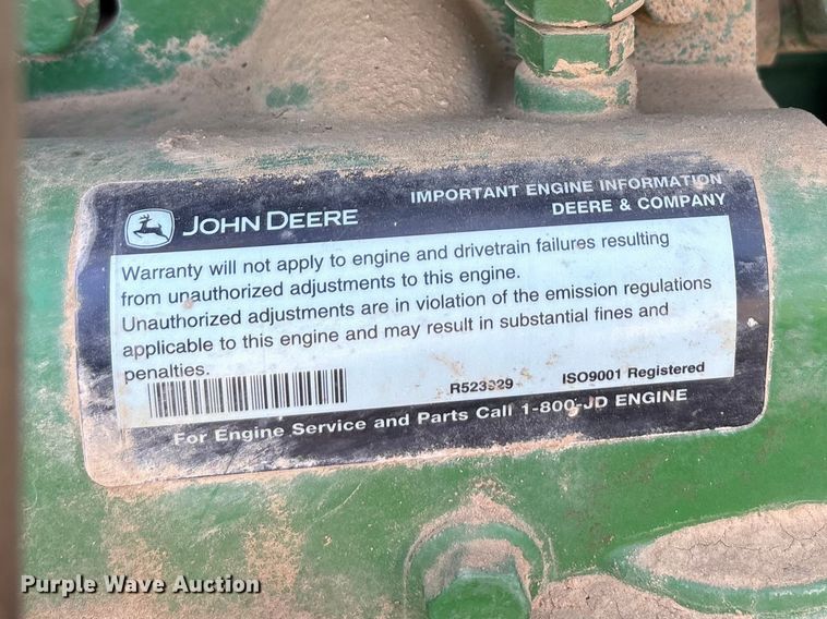 image for item DT0155 2012 John Deere 9510R 4WD tractor