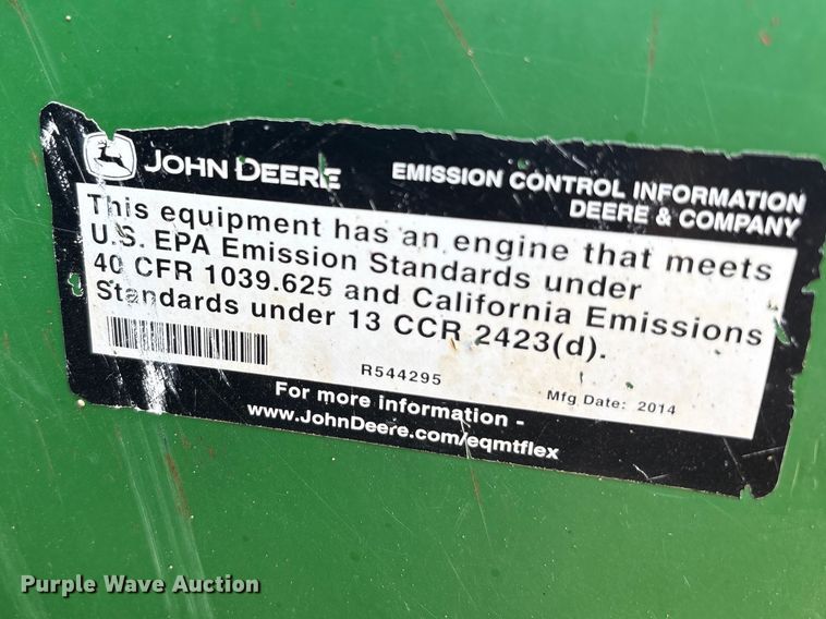 image for item DT0156 2014 John Deere 9510R Scraper Special  4WD tractor