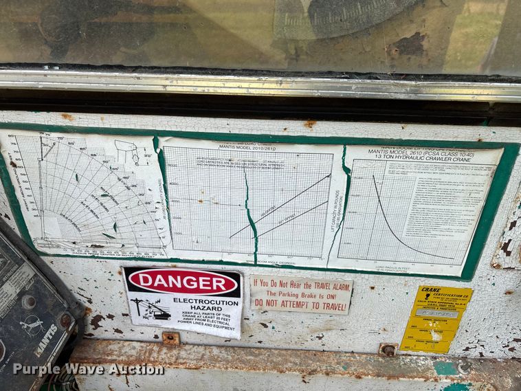 image for item DT0166 1988 Spandeck CR 2610 crane