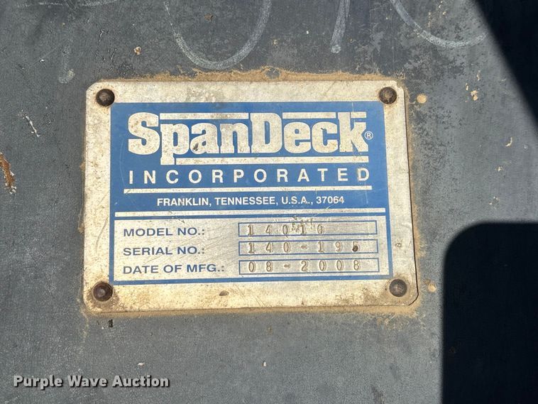 image for item DT0167 2006 Spandeck 14010 crane