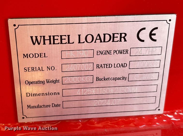 image for item DT0224 2024 Hisckeno HK190 