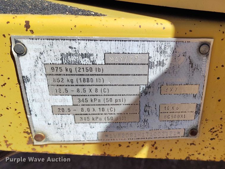 image for item DT0993 2007 Vermeer BC600XL wood chipper