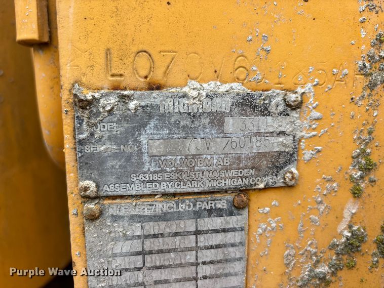 image for item DV4265 1987 Volvo L70 wheel loader