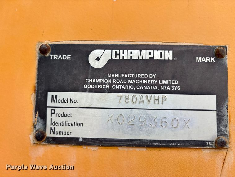 image for item DV4271 1999 Champion 780A motor grader