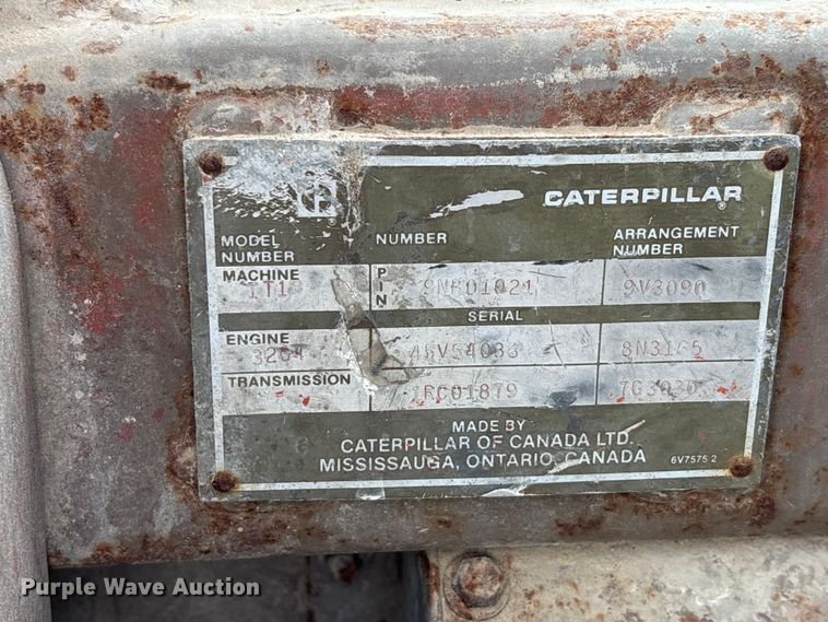 image for item DV4273 1986 Caterpillar IT18 wheel loader