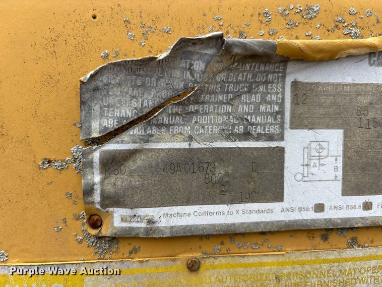 image for item DV4275 Caterpillar R80 forklift