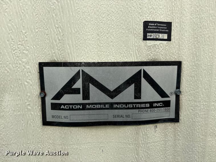image for item DV4280 2003 Action mobile industries 1254 jobsite trailer