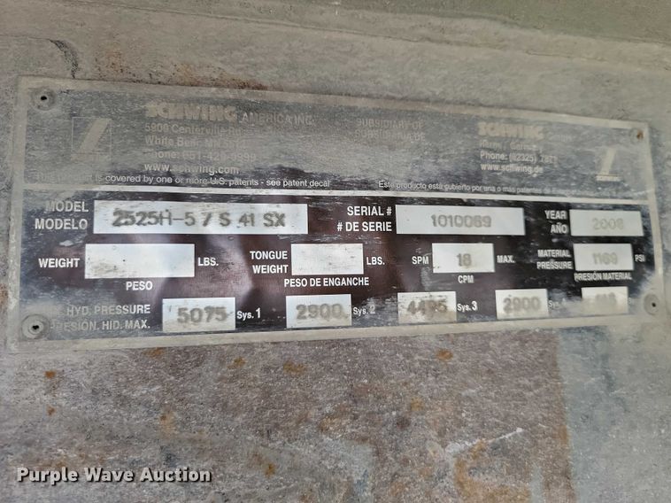 image for item DZ7030 2007 Mack MR688S concrete pump truck