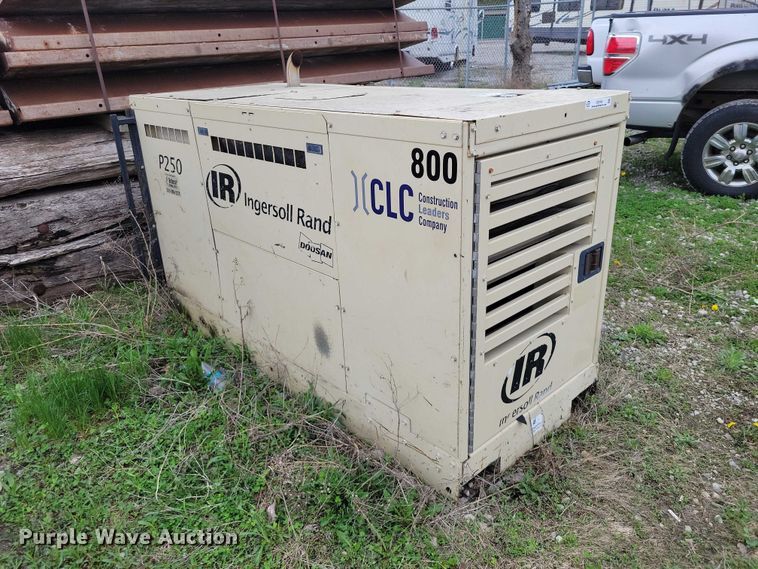 image for item DZ7049 Ingersoll Rand P250 air compressor