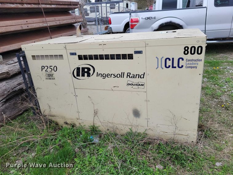 image for item DZ7049 Ingersoll Rand P250 air compressor