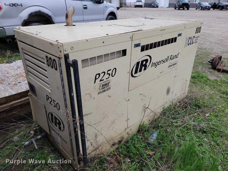 image for item DZ7049 Ingersoll Rand P250 air compressor